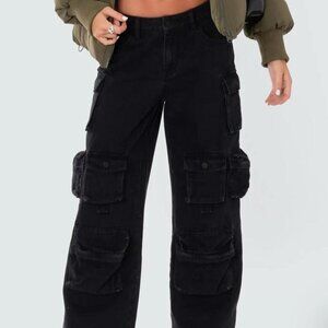 EDIKTED Oversized Cargo Jeans | Size M | Street Style / Y2K / Grunge